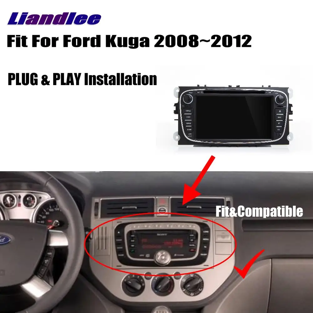 Автомагнитола для Ford Mondeo/Kuga 2007 2008 2009 2010 2011 2012 Android мультимедийная система с GPS