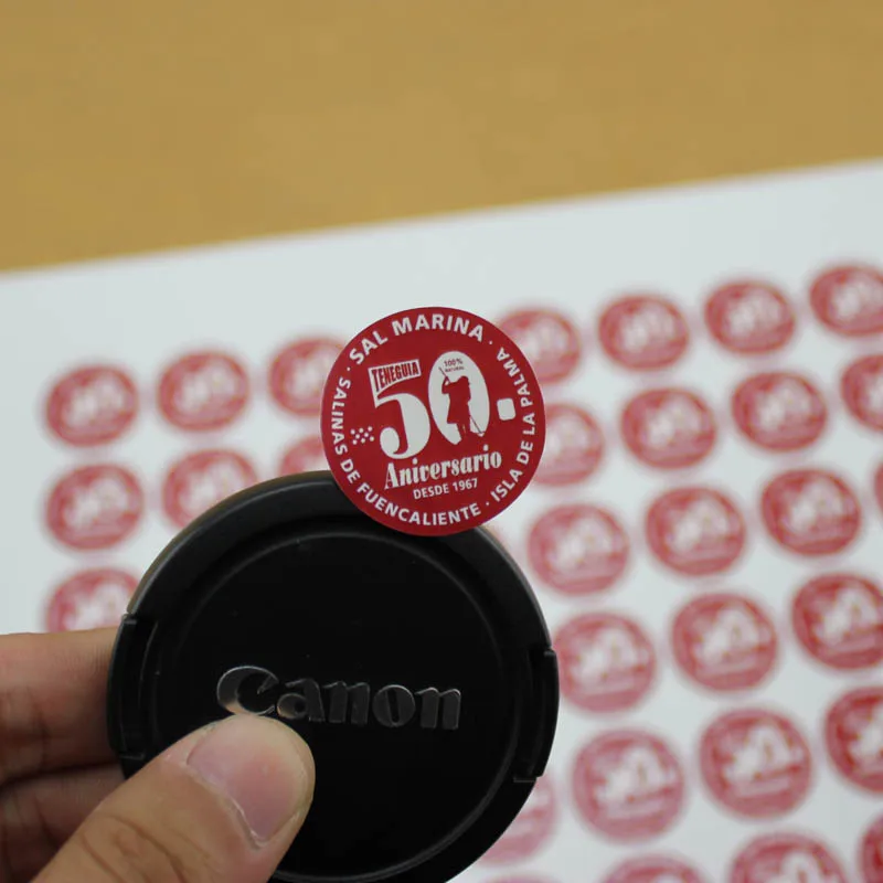 Рекламная Водонепроницаемая яркая наклейка для бутылок с лекарственными