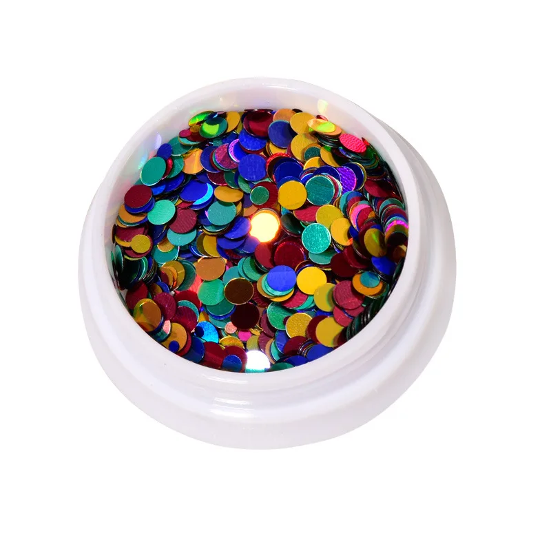 

Nail Art Sequins round Super Shiny Size Mixed Fingernail Decoration Patch Selling Decorations