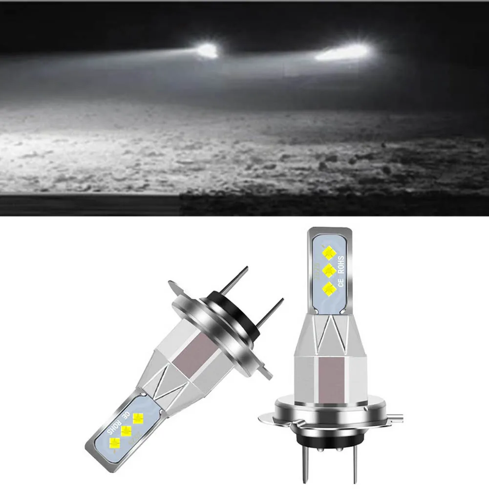 

12000 Lm LED Car Headlight 2pcs 80w Aluminum Alloy Fog Lamp Modification