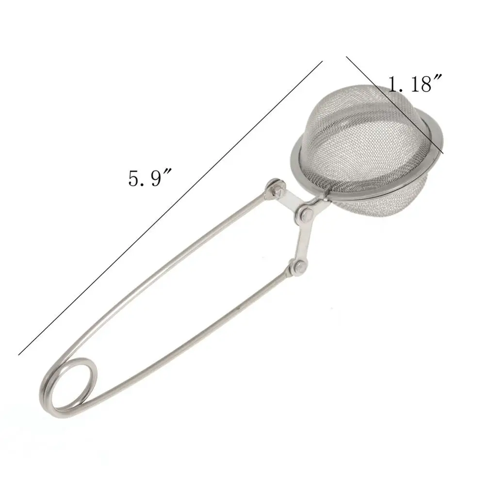 Сетчатый фильтр для чая из нержавеющей стали с ручкой распыления специй|Чайные