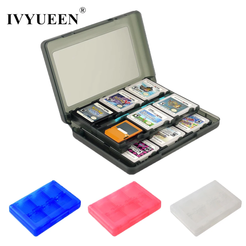 IVYUEEN 28 в 1 слот для карт памяти Micro SD чехол держатель Nintendo NDS NDSi LL 2DS 3DS XL Новое