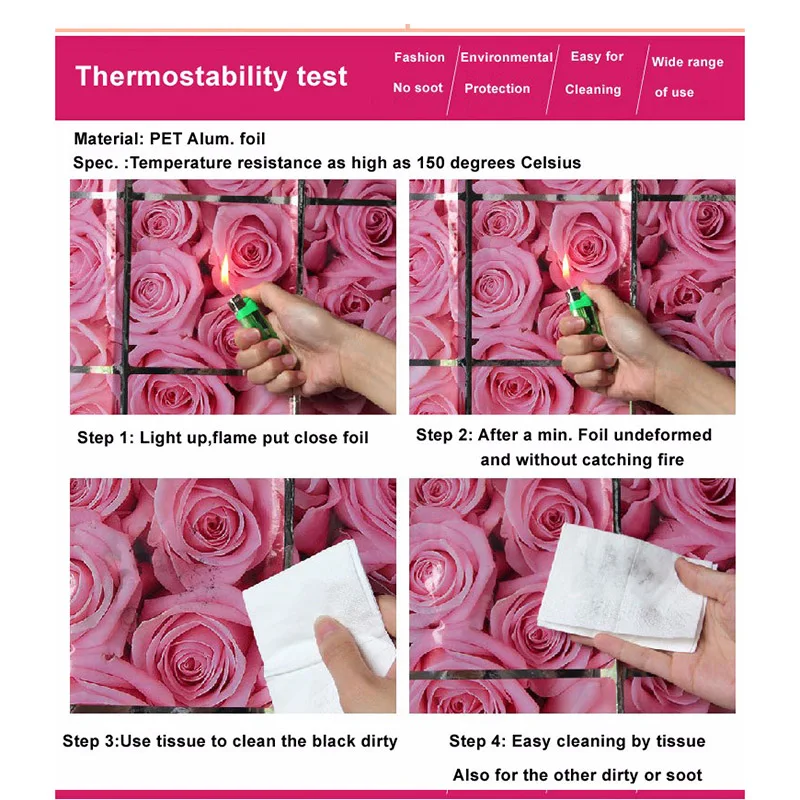 Алюминиевая фольга 90x60 для кухни наклейки на стену дыма выхлопной шкаф плиты