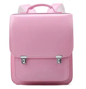 Японский Школьный ранец для мальчиков, ортопедические детские сумки для книг из искусственной кожи, школьные портфели для девочек