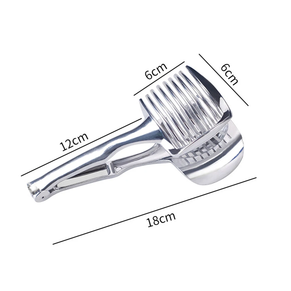 

Stainless Steel Potato Slicer Lemon Cuttin Holder Shreadders Apple Clip Cooking Tools Kitchenware Gadgets Kitchen Accessories
