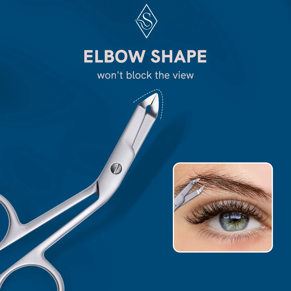 Miss Sally Пинцет для бровей ножницы в форме прямой плоский выщипывания волос Щипцы |