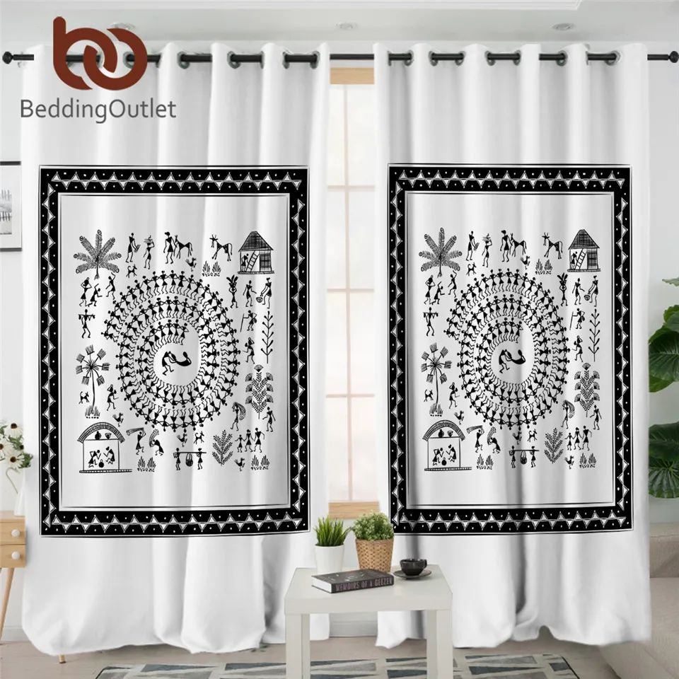 Традиционная занавеска на выход затемненная старинная этническая