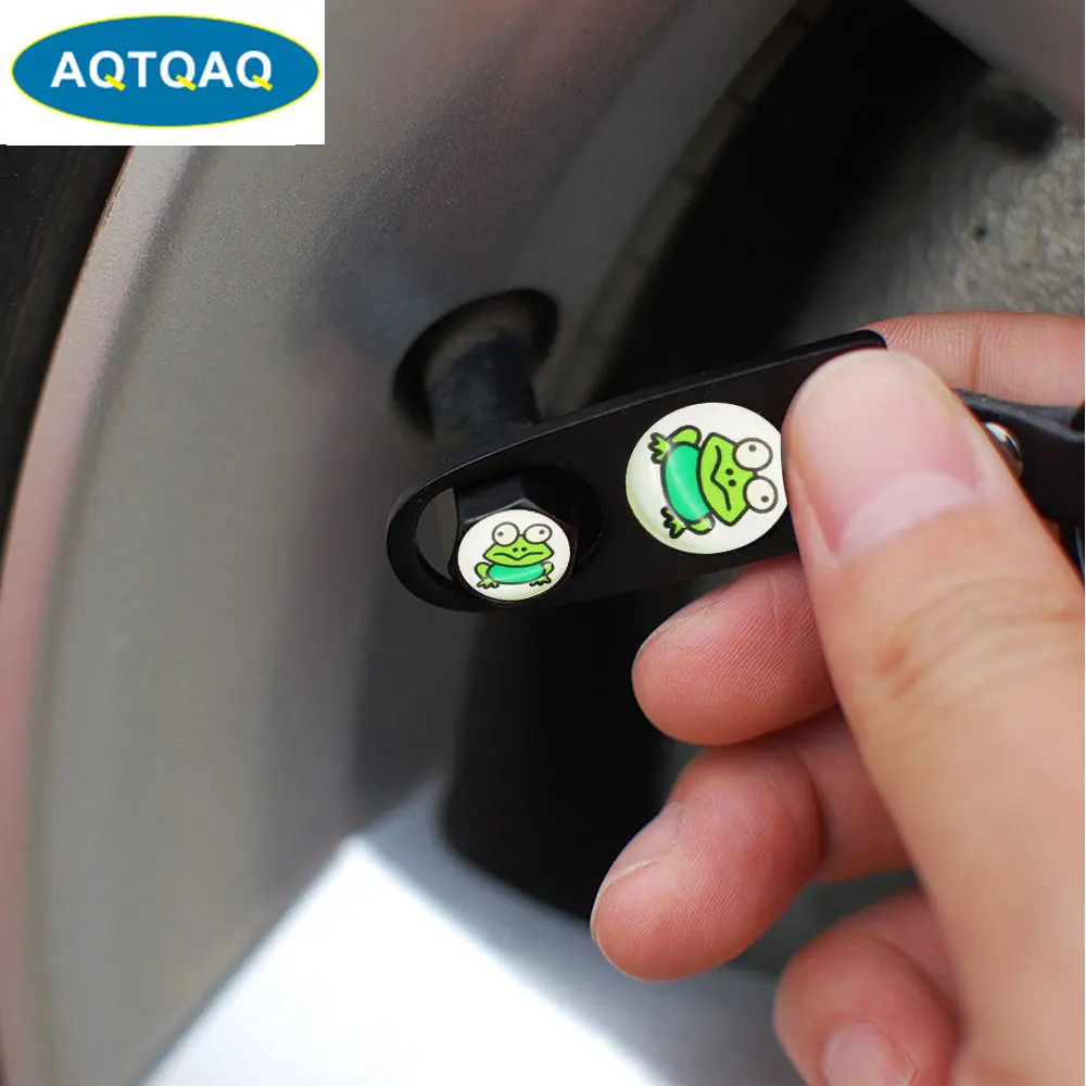5Pcs/Set Style Anti-theft Car Wheel Air Tire Valves Leather buckle Valve Caps Stem with Wrench Ring Spanner New | Автомобили и