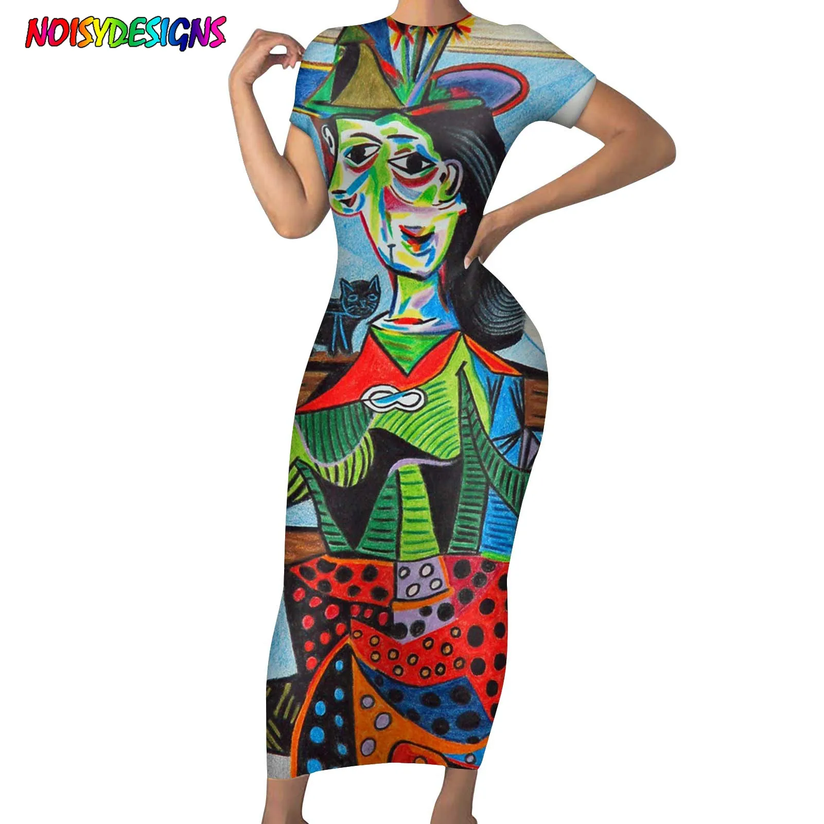 Dress 2021 Stylish Short Sleeve Party Robe