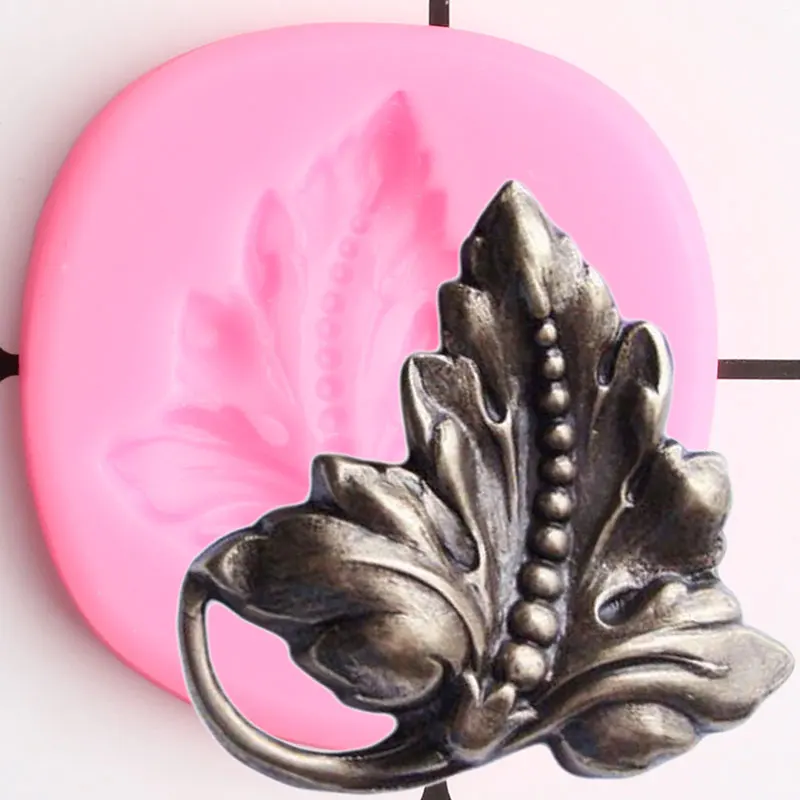 3D ремесленный лист силиконовая форма листья кекс Топпер искусственные украшения