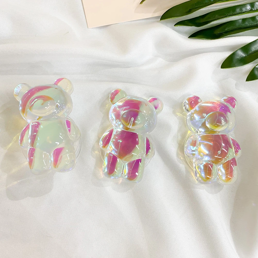 Складная подставка под пальцы 3D мультяшный Мишка Аврора держатель для