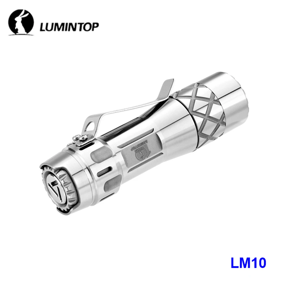 Фонарик Lumintop LM10 светодиодный из титанового сплава 2800 люмен 18650 | Лампы и освещение