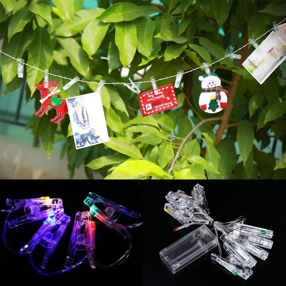 

LED String LED Clips String White LED Clips Light Decor Lamp Gifts Indoor Bright