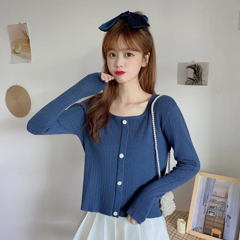 

Knitted Sweater Long sleeve Woman Sweaters Short Tops Autumn Winter Clothes Women Pull femme hiver damski chandails Ropa mujer