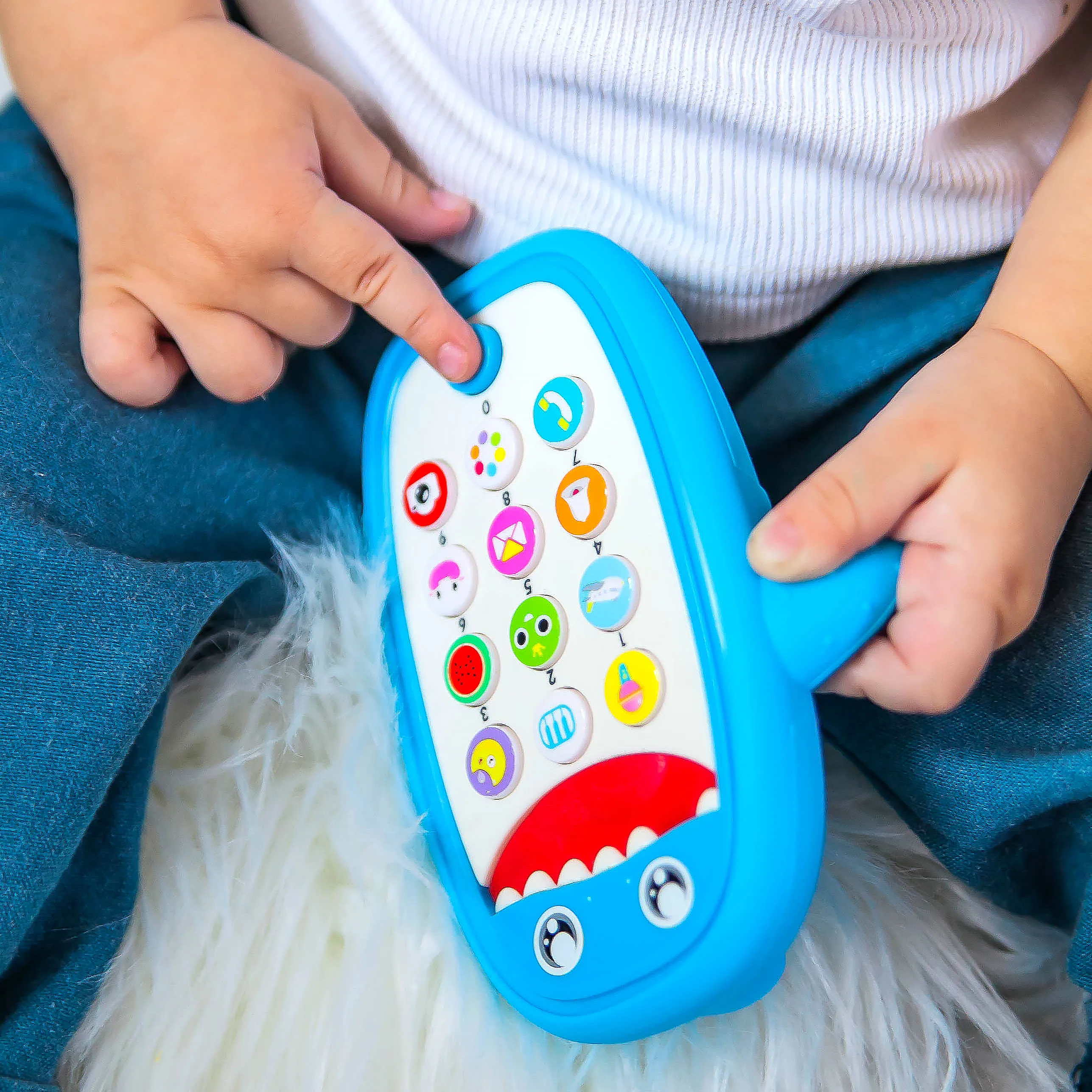 Shark английский Музыка мобильный телефон детские игрушки для детей погремушка с