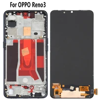 original amoled 6 4 for oppo reno3 4g 5g cph2043 pchm30 lcd display screen touch digitizer replacement