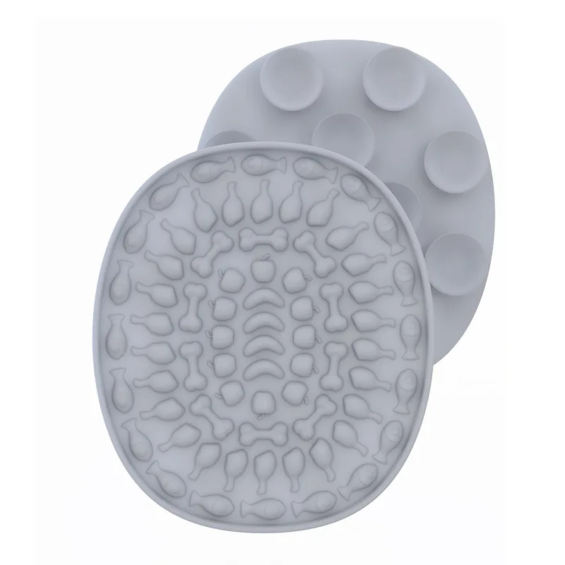 

Silicone Dog Lick Mat for Dogs Pet Slow Food Plate Dog Bathing Distraction Silicone Dog Sucker Food Training Pet Feeder Supplies