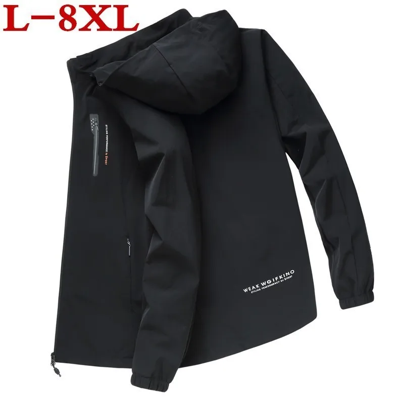 Новинка Мужская одежда для защиты от солнца размера плюс 8XL дышащая Свободная с