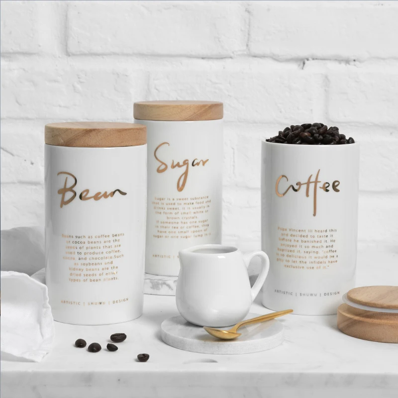 Бытовая кухонная бутылка в нордическом стиле с крышкой для хранения специй