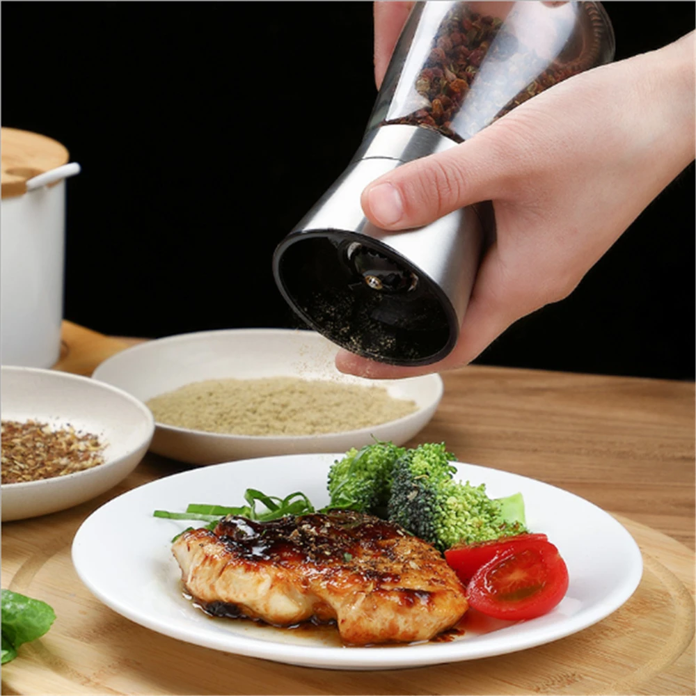 Ручная мельница для перца соли и многофункциональная бутылка приправ кухонные