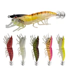 FISH KING наживка-кальмар Мормышка с грузилом 3,0 #3,5 # джиг Осьминог деревянная креветка приманка кальмар крючок мягкая ножка светящаяся Рыболовная Приманка Высокое качество