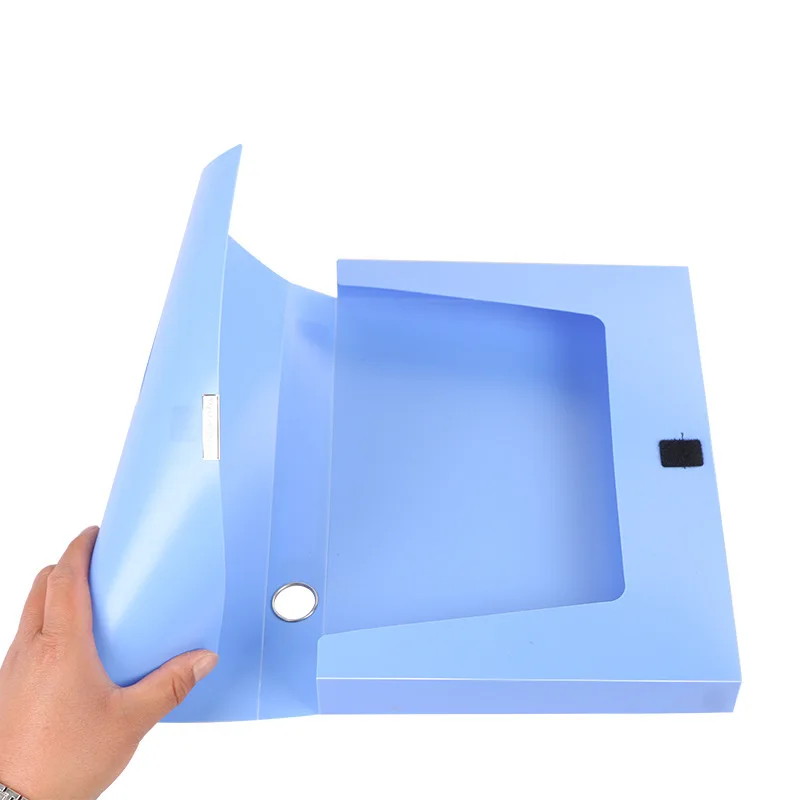 

File box Office supplies 85c Plastic file box A4 file box data storage 3 inch large capacity