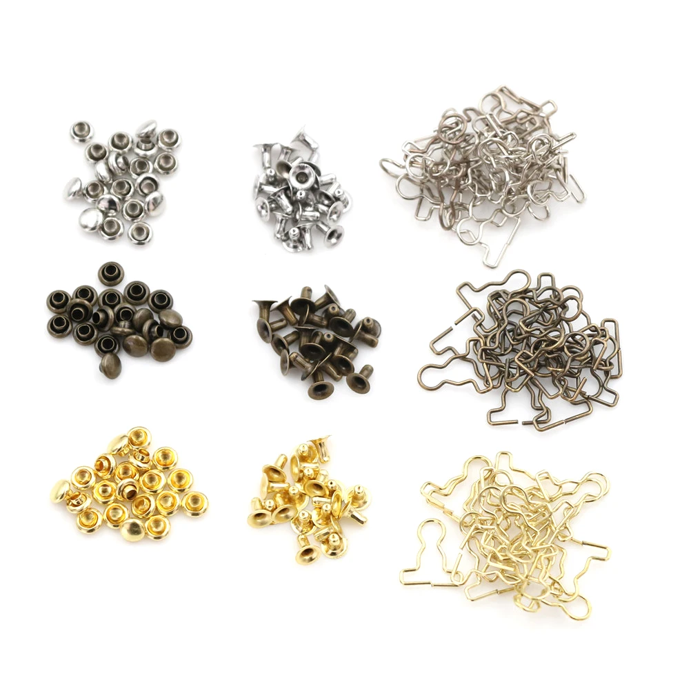 

20 PCS Doll Clothes DIY Metal Buckle Mini 9mm fit for 1/6 BJD Doll Accessories rompers gourd buckle