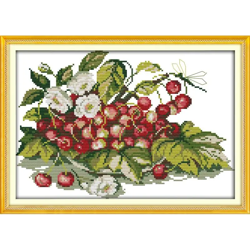 

Набор для вышивки «фрукты вишни», 11 и 14 карат