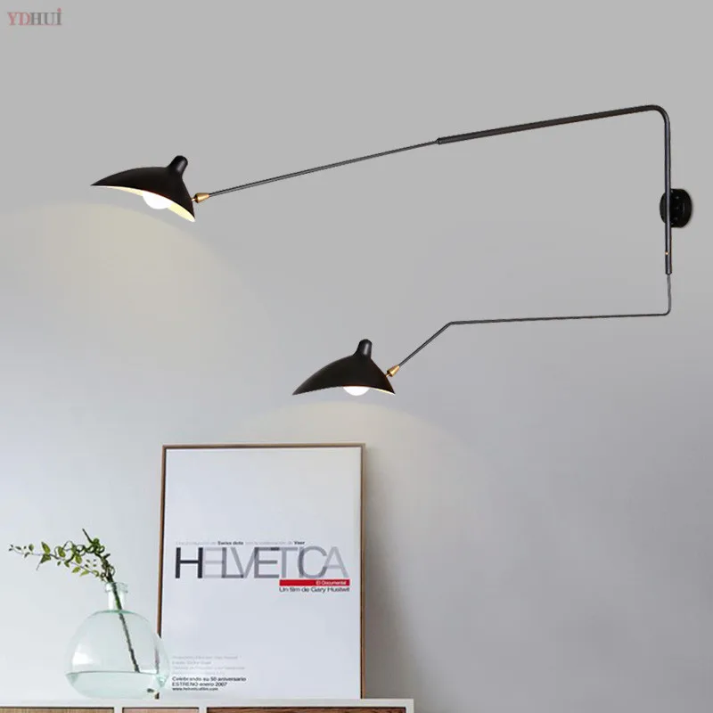 Северный рассвет паук Серж муиль настенный светильник s поворотный длинный полюс