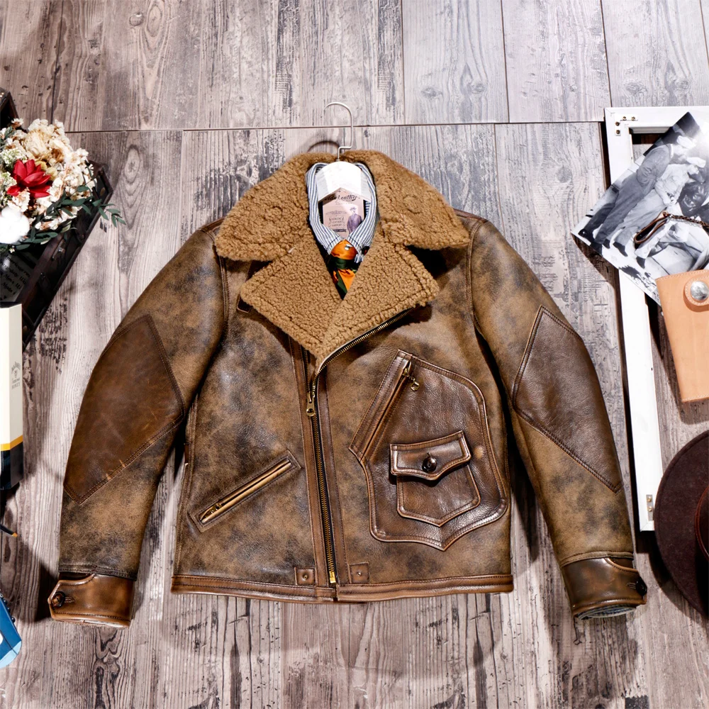 

Овечья шерстяная кисть, цвет старой индейки D3, мех qiu dong с толстой теплой меховой курткой