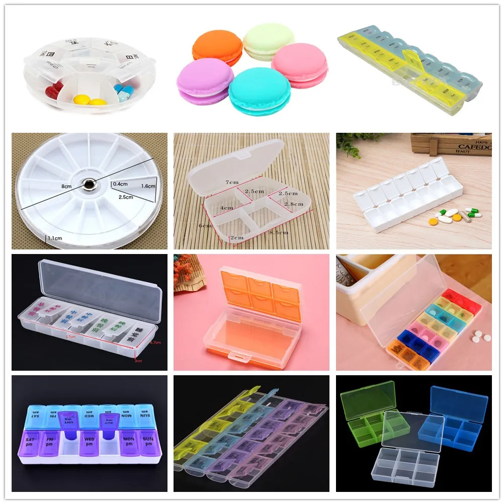 

Качественный Круглый Мини-контейнер для таблеток 7 дней, чехол для хранения таблеток, Дорожный Чехол s