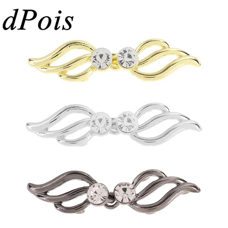 Женская и мужская блестящая брошь зажим для воротника накидка плащ застежка