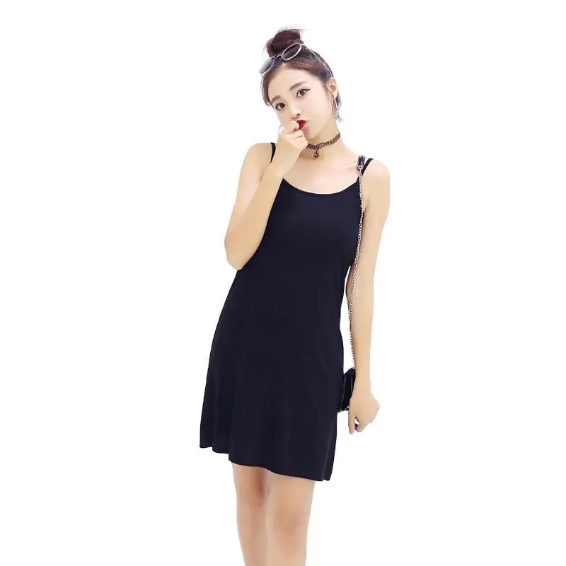 

Mordell Sundress Ladies Summer Loose Petticoat Midlength Sleeveless Dress Plus Size Dress for Women