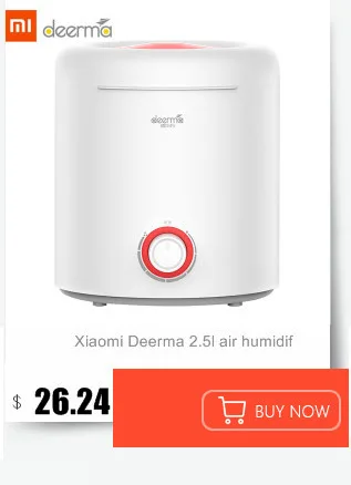 Youpin DEERMA DEM-F600, бытовой увлажнитель воздуха, очиститель воздуха, распылитель времени, Интеллектуальный сенсорный экран, регулируемый