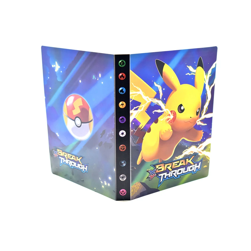 

240Pcs Pokemon Cards Album Book PokéMon Anime Child Trainer Map Card Collectible Holder Folder Game Cards Binder Kids Toys Gift