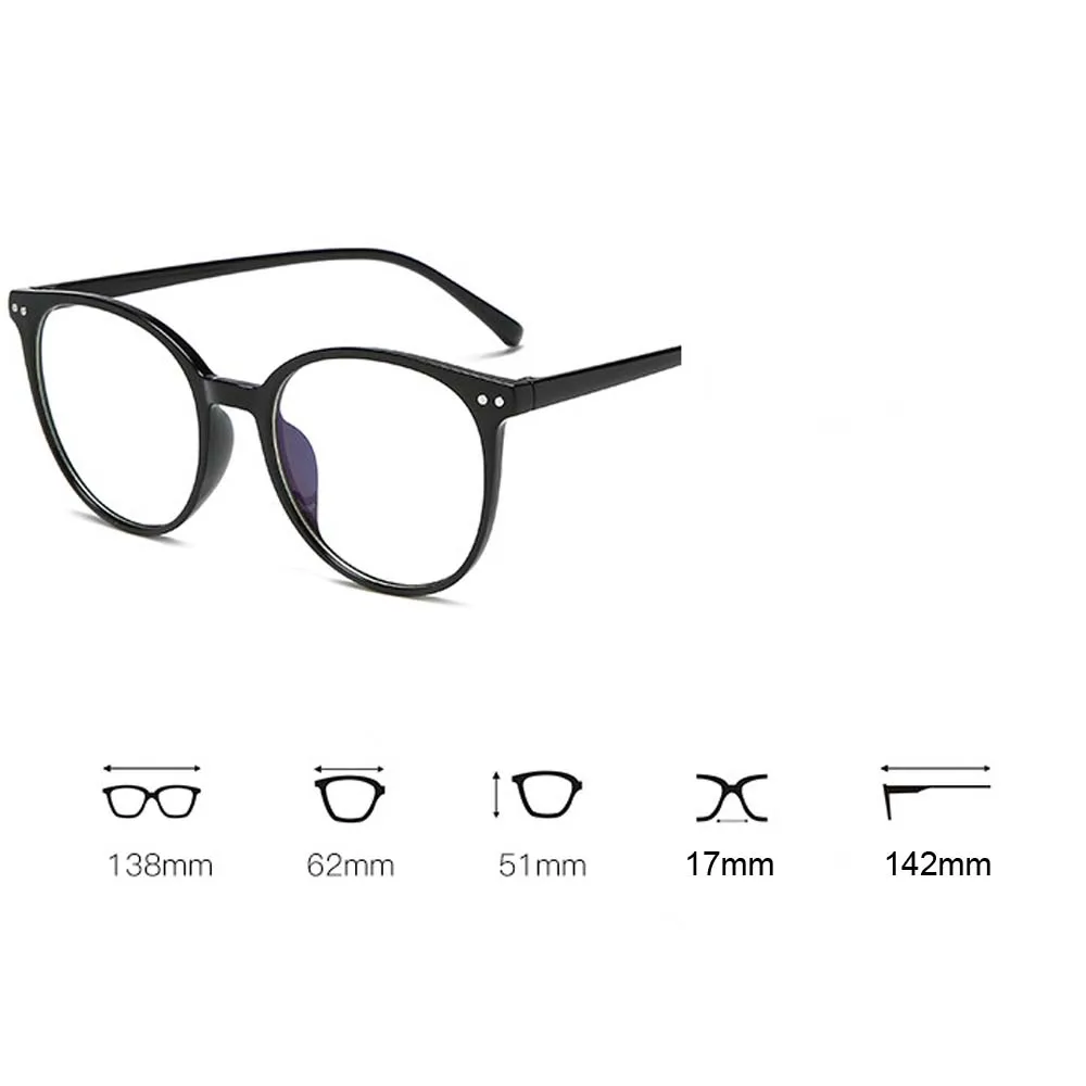 

Vintage Anti Blue Light Glasses Ultra Light Full Frame Women Men Fashion Eyeglasses Office Computer Eyewear