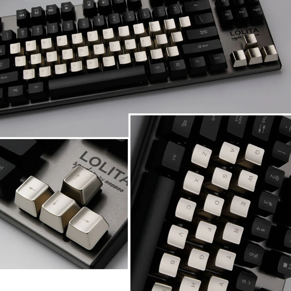 OEM профиль серебряного цвета механическая клавиатура 37 клавиш Металлические