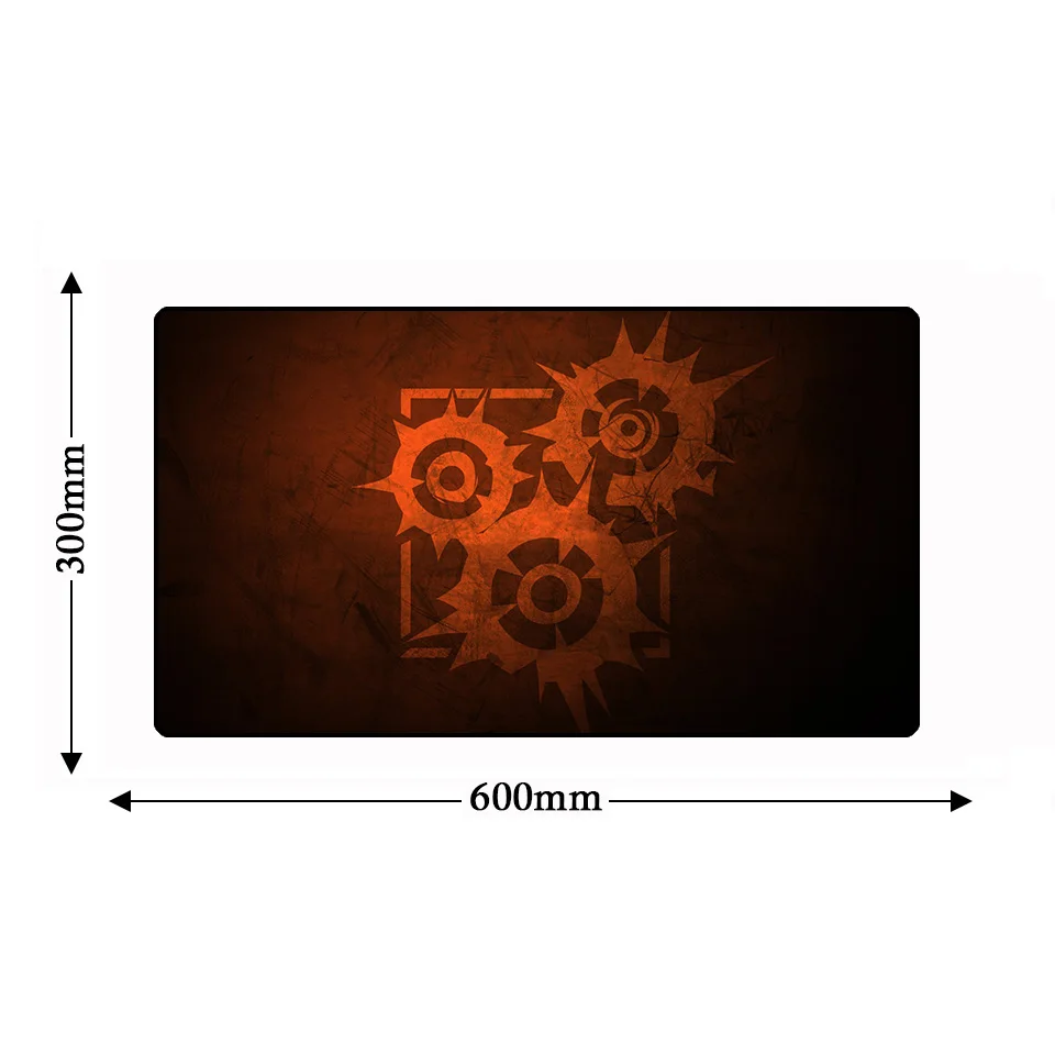 Большой Коврик для компьютерной мыши Six Siege 600*300 мм нескользящий Настольный