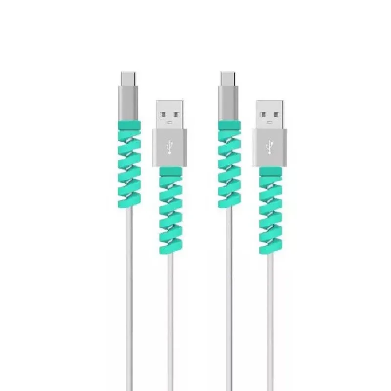 4pcs cable protector silicone bobbin winder wire cord organizer cover for apple iphone usb charger cable cord phone accessories free global shipping