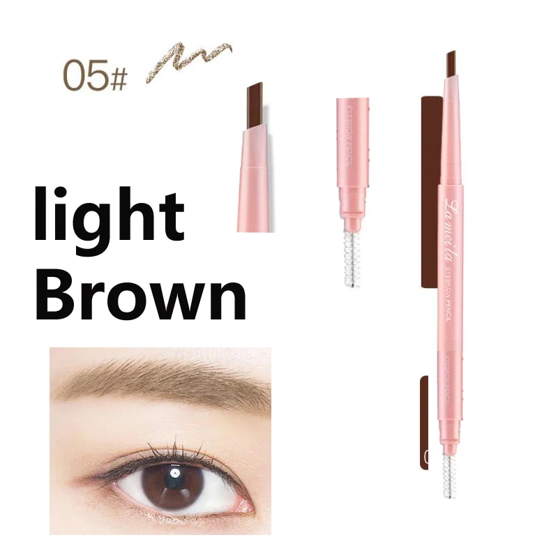 Новинка цветной двухсторонний карандаш для бровей натуральный