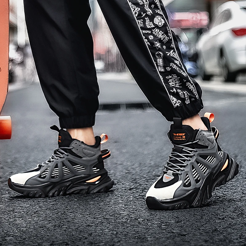 

Man Sneakers Breathable Zapatillas Hombres Fashion Men's Height Increasing Casual Daddy Shoes Outdoor High Quality Jogging Shoes