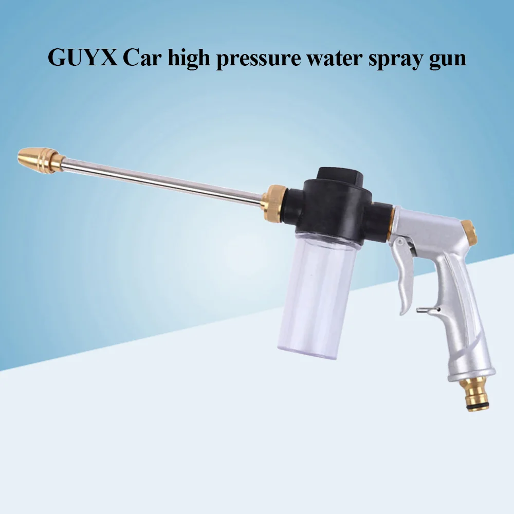 

High Pressure Water Spray Gun Washing Machine Car Washing Machine Garden Watering Hose Nozzle Sprinkler Foam Cleaning Water Gun