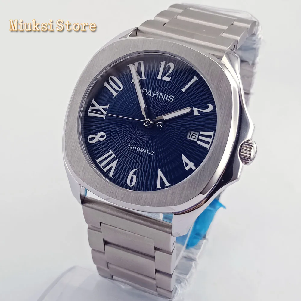 Мужские механические часы с сапфировым стеклом 40 мм | Наручные