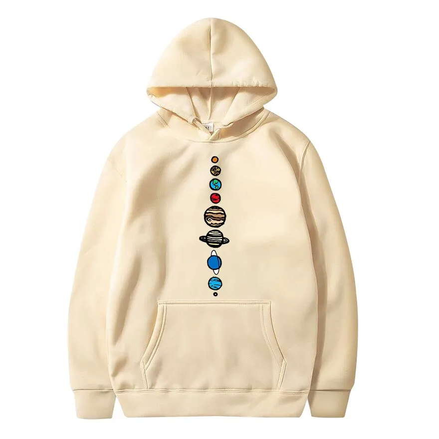 

Planets Colour Sweatshirt Hoodies Men Sweatshirts Hoodie Hoody Streetwear 2021 Autumn Spring Creative Design Jumper Funny Tops