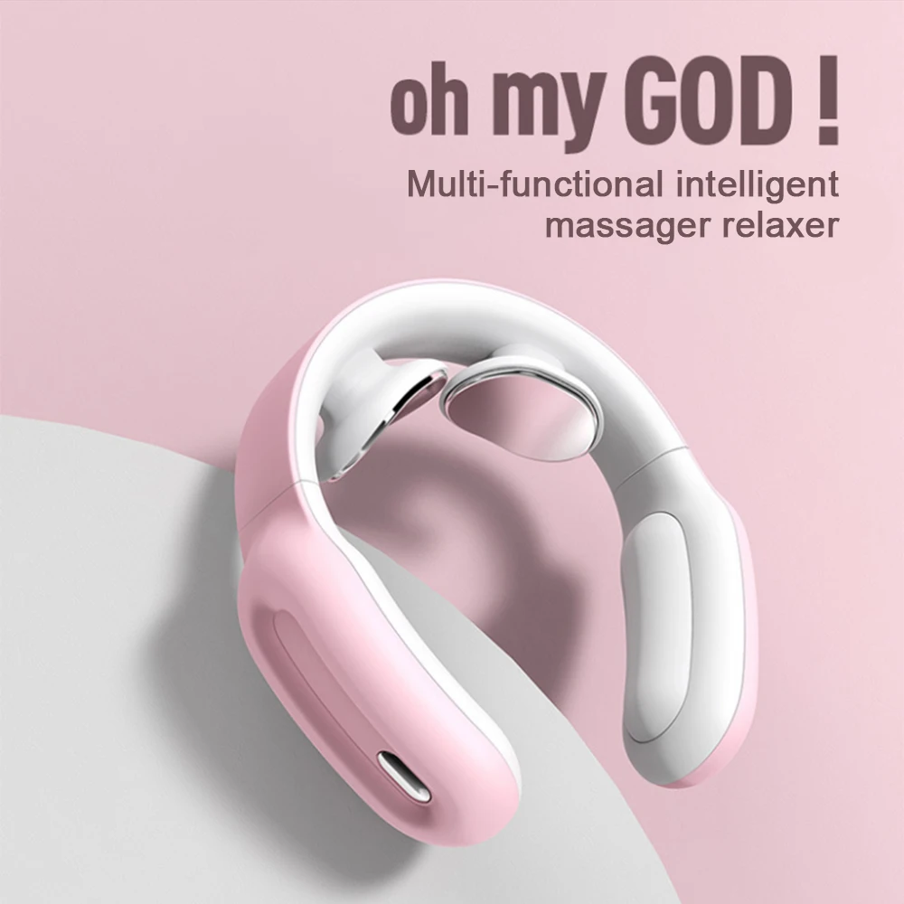 Умный электрический массажер для шеи и плеч низкочастотная магнитная терапия