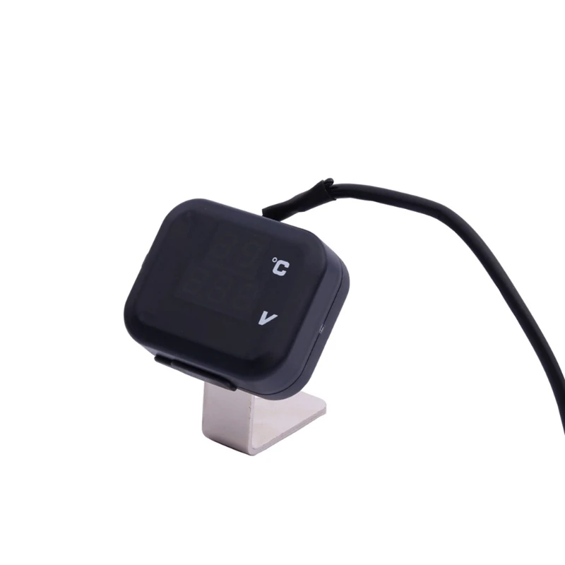 Цифровой мини-вольтметр R3MD термометр зарядное устройство USB 3 в 1 дисплей для