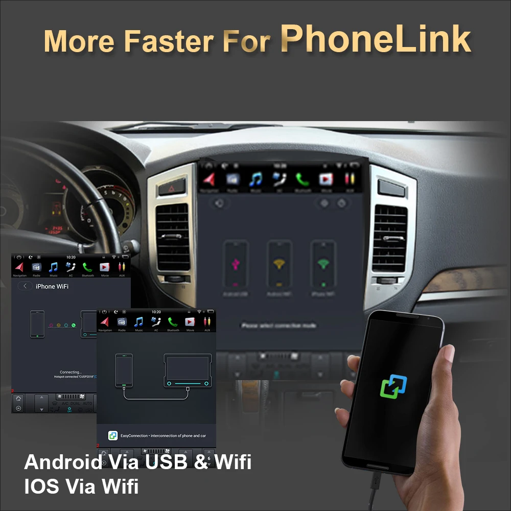 Автомобильная навигация GPS для MITSUBISHI PAJERO 2006-/Montero/Shogun Android Tesla Style Автомобильный радио-стерео мультимедиа-плеер.