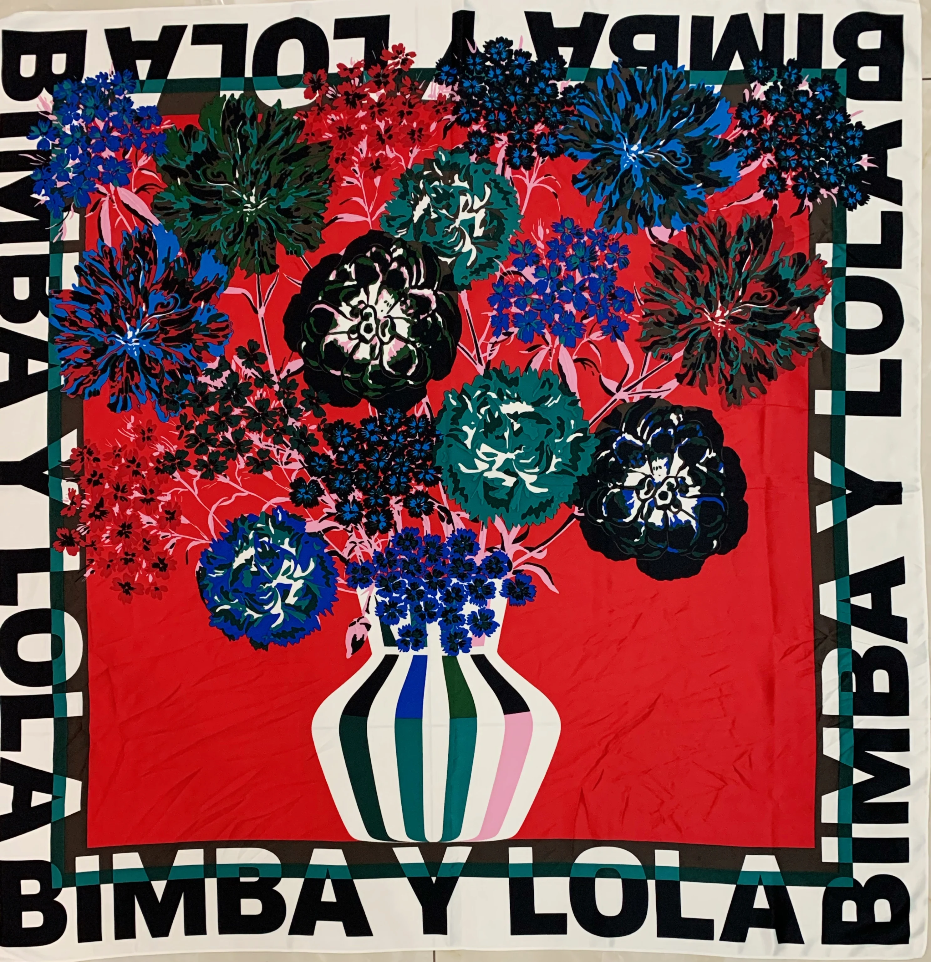 Новый женский шелковый шарф с принтом многофункциональный пляжным полотенцем -