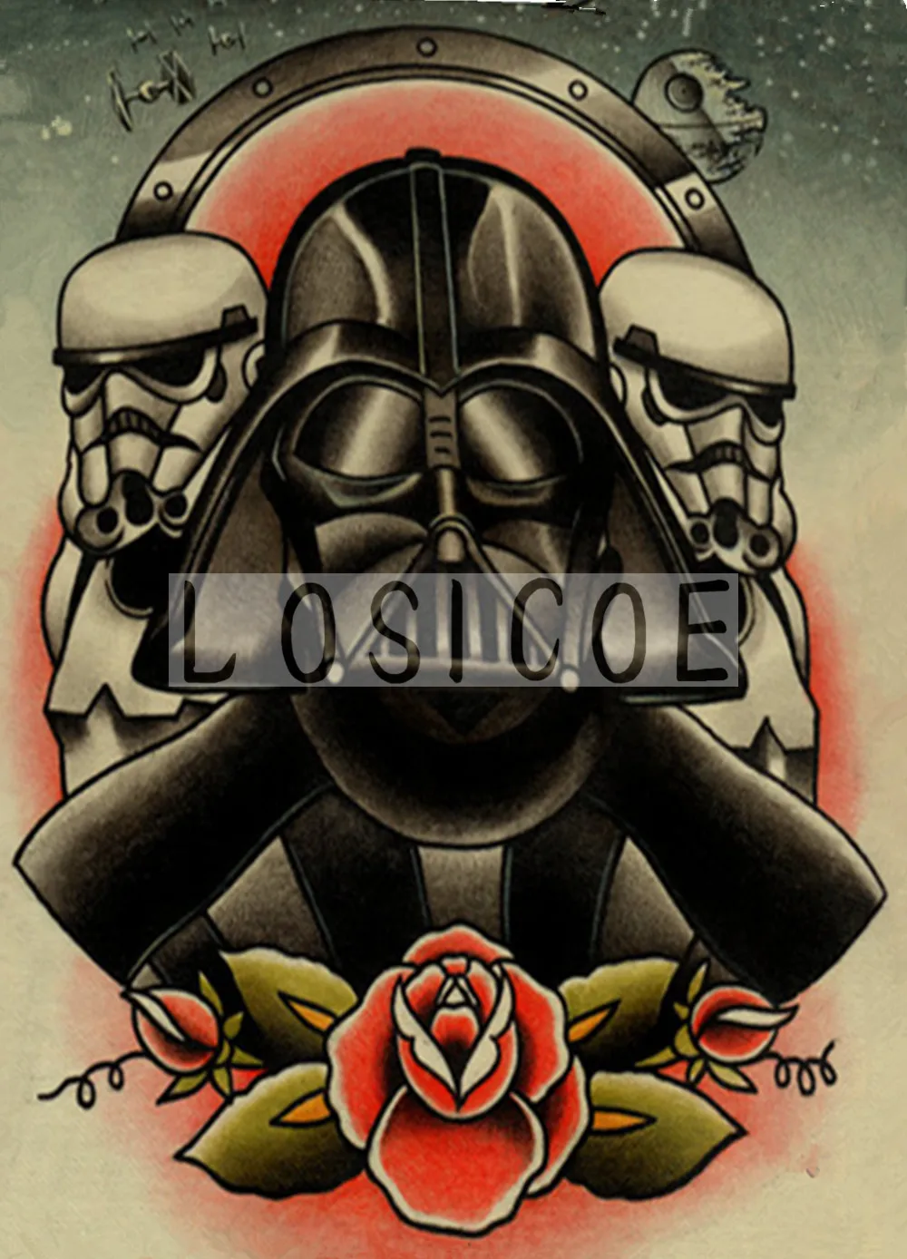 &quotТема фильма&quot 30х42 см ностальгия Винтаж крафт-бумага постер без рамки живопись