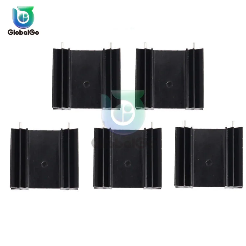 5 шт./лот алюминиевый радиатор для высокой мощности светодиодный усилитель